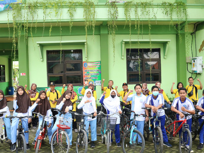 Sabtu Sehat Gowes bersama Siswa